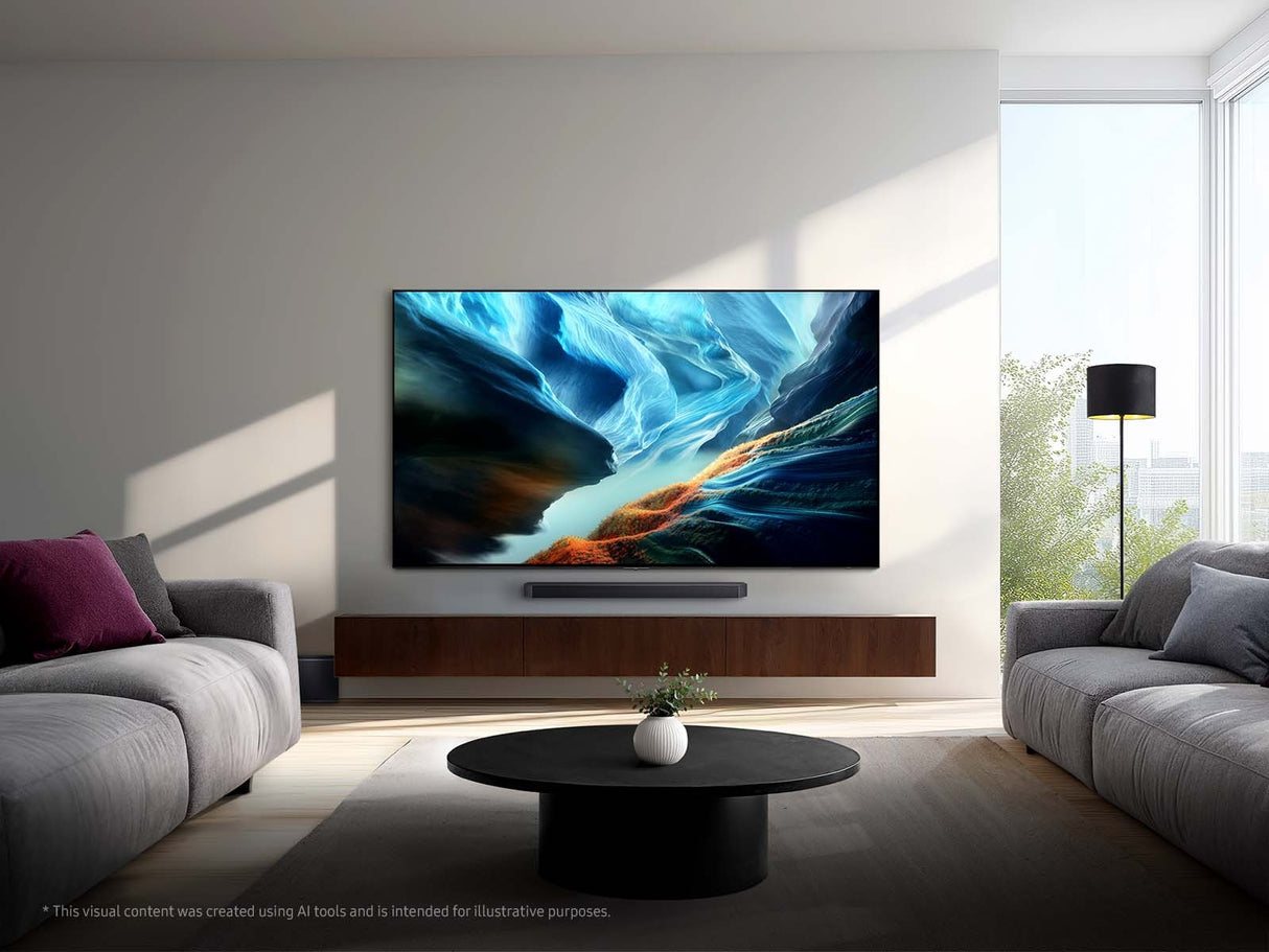 Samsung QN55S90HAEXZA TV 139.7 cm (55") 4K Ultra HD Smart TV Wi-Fi Black - QN55S90HAEXZA SAMSUNG