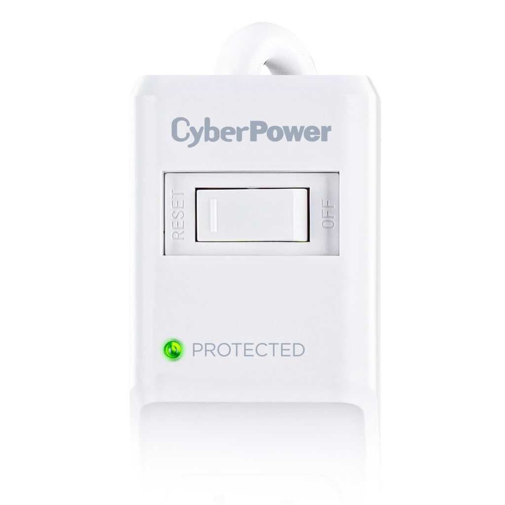 CyberPower 6 Outlet Surge Strip With USB - CSP604UCW