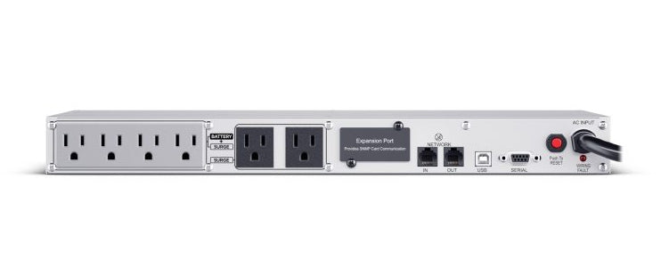CyberPower PFC Sinewave uninterruptible power supply (UPS) Line-Interactive 0.7 kVA 400 W 6 AC outlet(s) - CP700PFCRM1U
