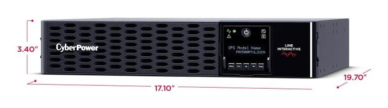 CYBERPOWER UPS CyberPower Smart App Sinewave uninterruptible power supply (UPS) Line-Interactive 1.5 kVA 1500 W 8 AC outlet(s) - PR1500RTXL2UCN