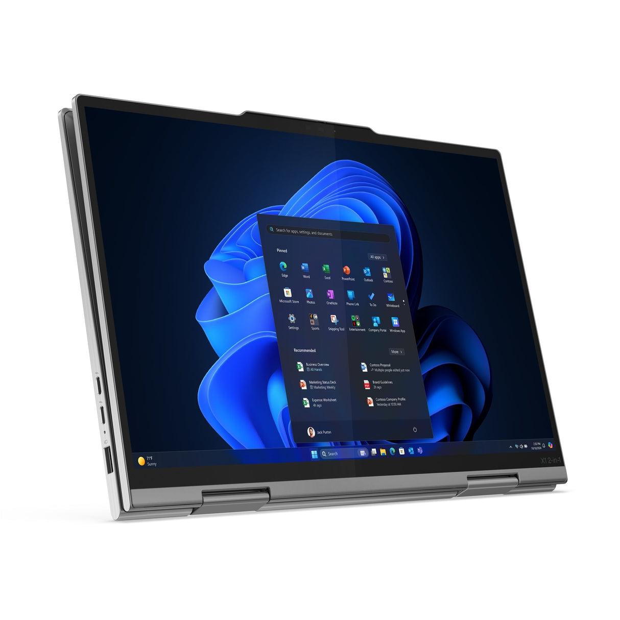 Lenovo ThinkPad X1 2-in-1 Gen 10 Aura Edition Copilot+ PC Intel Core Ultra 7 268V Hybrid (2-in-1) 35.6 cm (14") Touchscreen WUXGA 32 GB LPDDR5x-SDRAM 512 GB SSD Wi-Fi 7 (802.11be) Windows 11 Pro Engli - 21NU0036US LENOVO