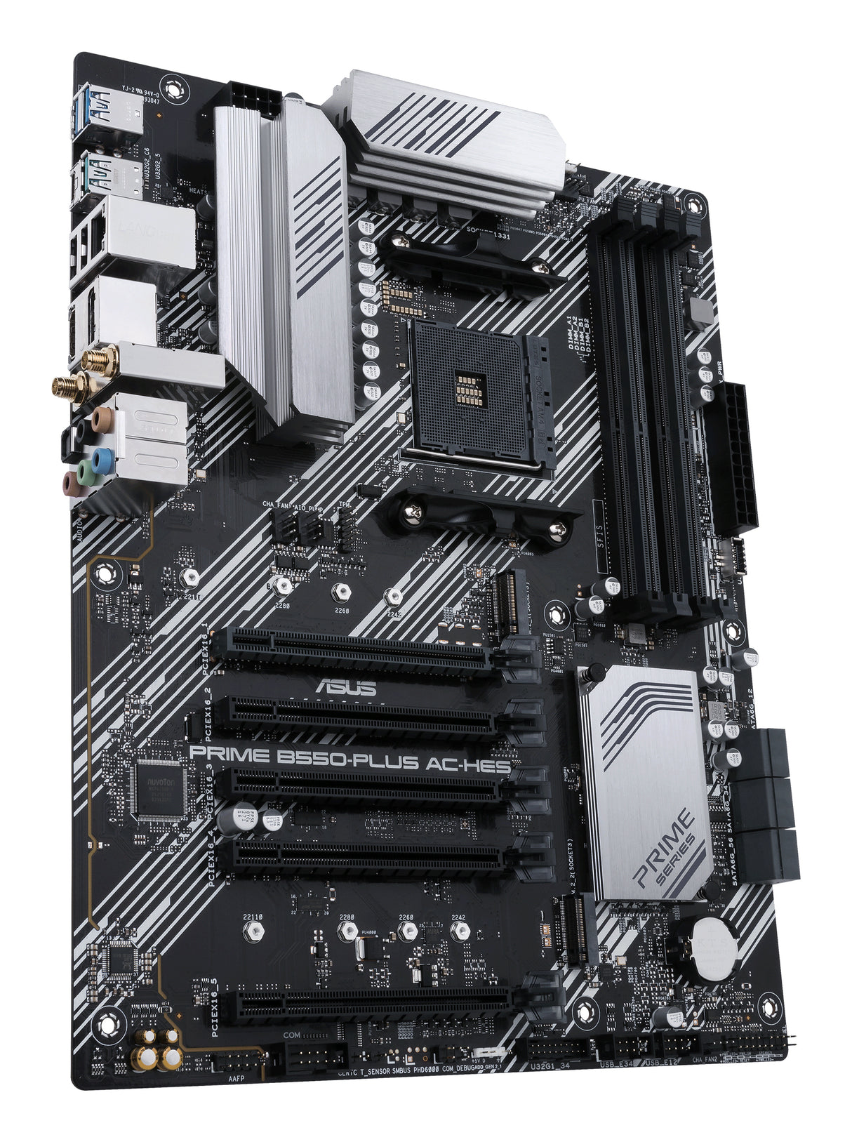 ASUS PRIME B550-PLUS AC-HES motherboard AMD B550 Socket AM4 ATX - PRIME B550-PLUS AC-HES