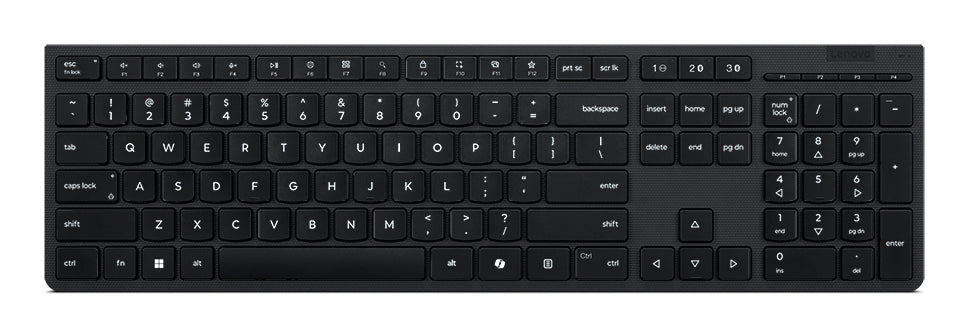 Lenovo 4Y41R64505 keyboard Home/Office RF Wireless + Bluetooth QWERTY US English Black - 4Y41R64505