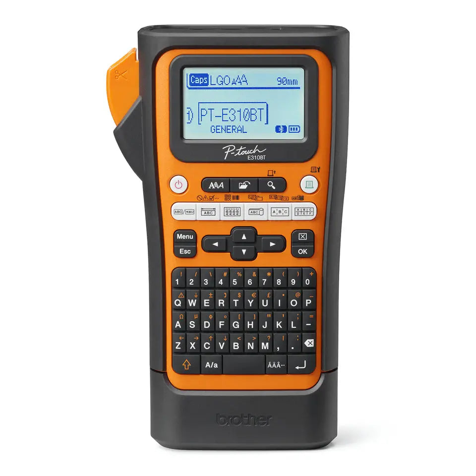 Brother PT-E310BTVP label printer Thermal transfer 180 x 180 DPI 20 mm/sec Wired & Wireless HSE/TZe Bluetooth QWERTY - PTE310BTVP - eCommerce Business Prime