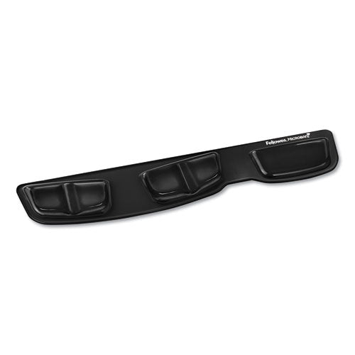FELLOWES Gel Keyboard Palm Support with Microban Protection, 18.25 x 3.37, Black - 9183201