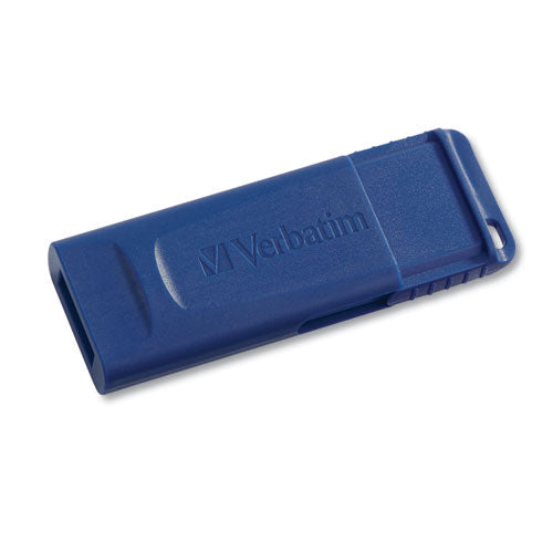 VERBATIM Classic USB 2.0 Flash Drive, 8 GB, Blue, 5/Pack - 99121