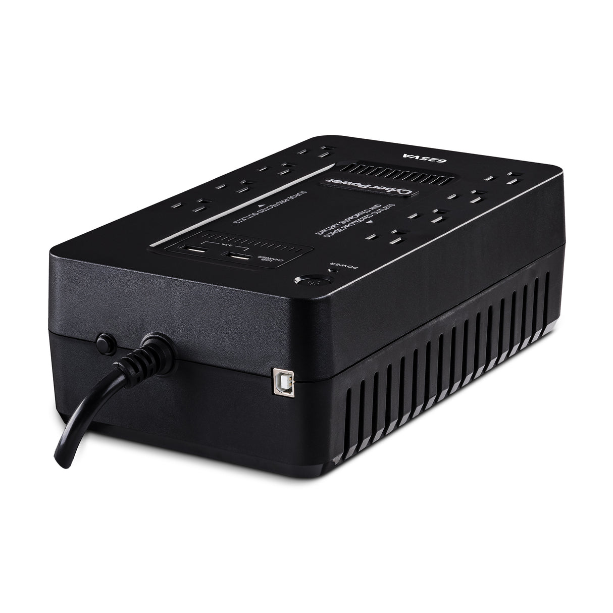 CyberPower ST625U uninterruptible power supply (UPS) Standby (Offline) 0.625 kVA 360 W 8 AC outlet(s) - ST625U CYBERPOWER