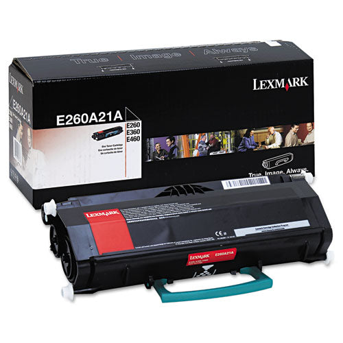 E260A21A Toner, 3,500 Page-Yield, Black - E260A21A