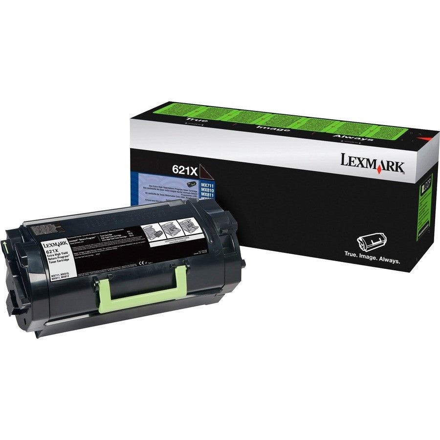 Lexmark Black Toner Cartridge Return Program Extra High Yield 45,000 Pages 62D1X00 Lexmark