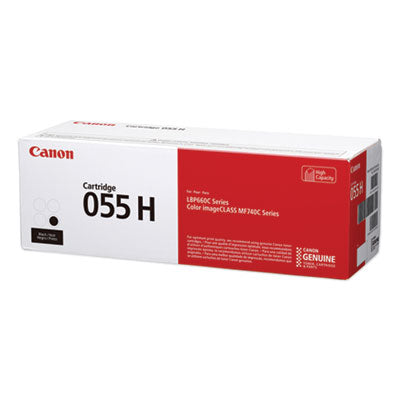 3020C001 (055H) High-Yield Toner, 7,600 Page-Yield, Black - 3020C001