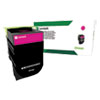 80C0XMG Return Program Extra High-Yield Toner, 4,000 Page-Yield, Magenta, TAA Compliant - 80C0XMG