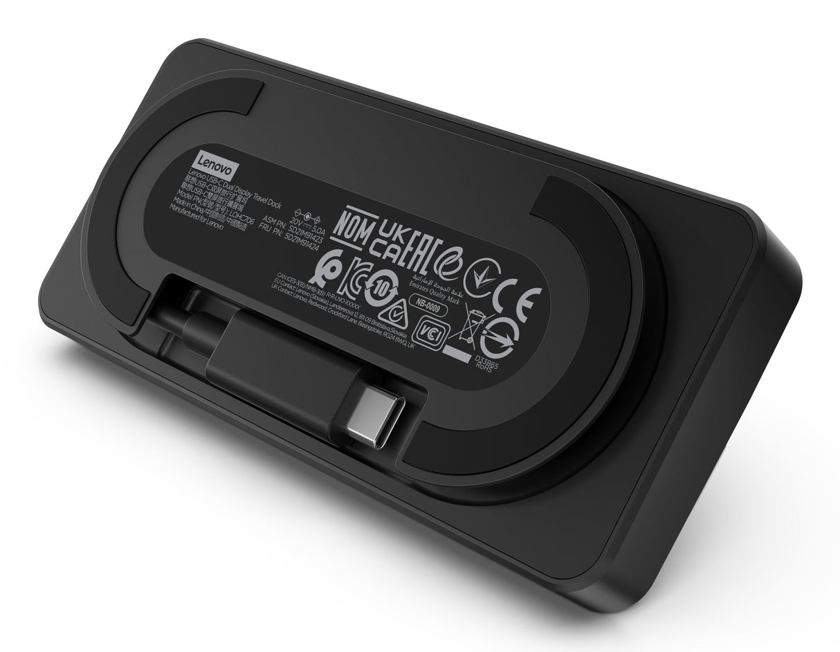 Lenovo 40B90100US laptop dock/port replicator Wired USB 3.2 Gen 2 (3.1 Gen 2) Type-C Black - 40B90100US LENOVO