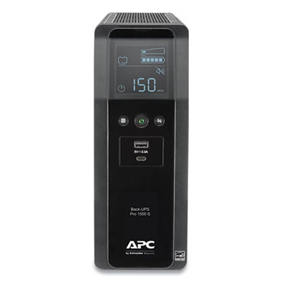 BR1500MS Back-UPS PRO BR Series SineWave Battery Backup System, 10 Outlets, 1,500 VA, 1,080 J - BR1500MS2