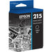 Epson (215) DURABrite Ultra Black Ink Cartridge - T215120-S