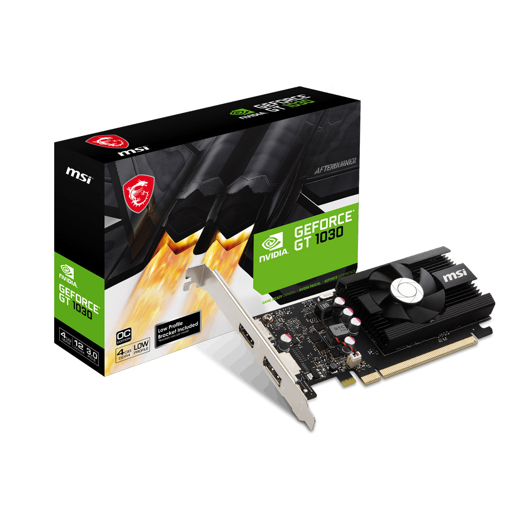 MSI GeForce GT 1030 4GD4 LP OC NVIDIA 4 GB GDDR4 - G103044PC MSI