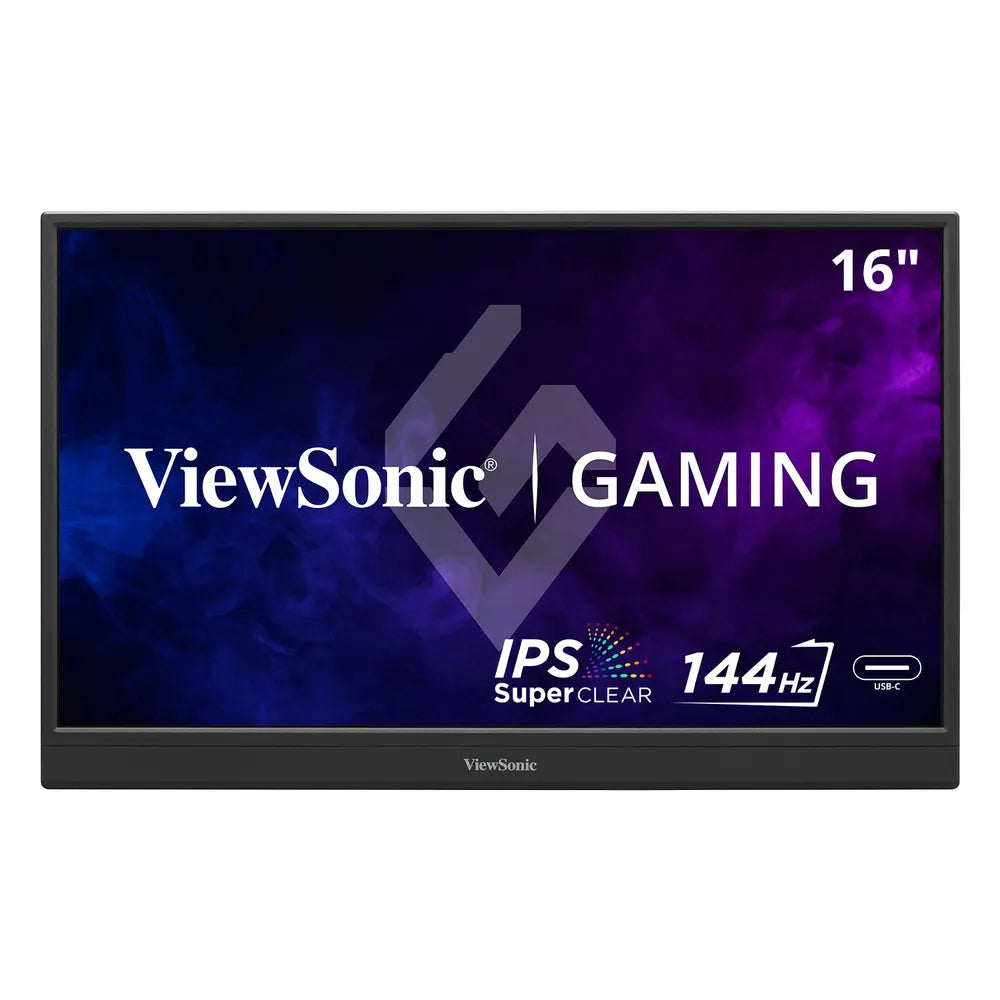 Viewsonic VX1654 portable TV/monitor Portable monitor Black 39.6 cm (15.6") LED 1920 x 1080 pixels - VX1654