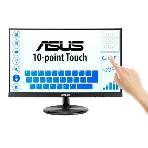 ASUS VT229H computer monitor 54.6 cm (21.5") 1920 x 1080 pixels Full HD LED Touchscreen Black - VT229H ASUS