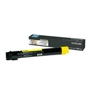 Lexmark X950/952/954 Yellow Toner Cartridge Yield 22,000 Pages - X950X2YG LEXMARK