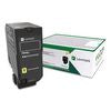 74C00YG Return Program Toner, 3,000 Page-Yield, Yellow - 74C00YG