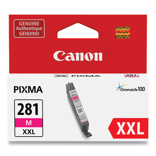 CANON  (CLI-281XXL) ChromaLife100 Ink, Magenta - 1981C001