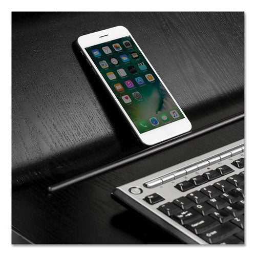 FELLOWES Lotus VE Sit-Stand Workstation, 29" x 28.5" x 27.5" to 42.5", Black - 8080101