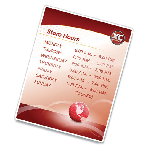 FELLOWES ImageLast Laminating Pouches with UV Protection, 5 mil, 9" x 11.5", Clear, 50/Pack - 5204002