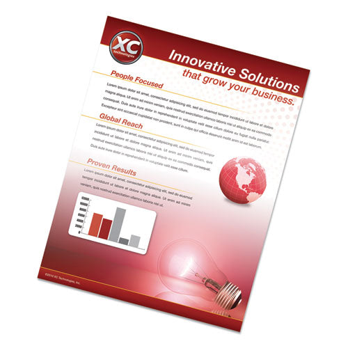 FELLOWES Laminating Pouches, 7 mil, 9" x 11.5", Gloss Clear, 100/Pack - 52041