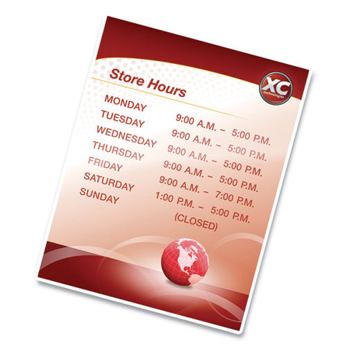 FELLOWES ImageLast Laminating Pouches with UV Protection, 5 mil, 9" x 11.5", Clear, 150/Pack - 5204007