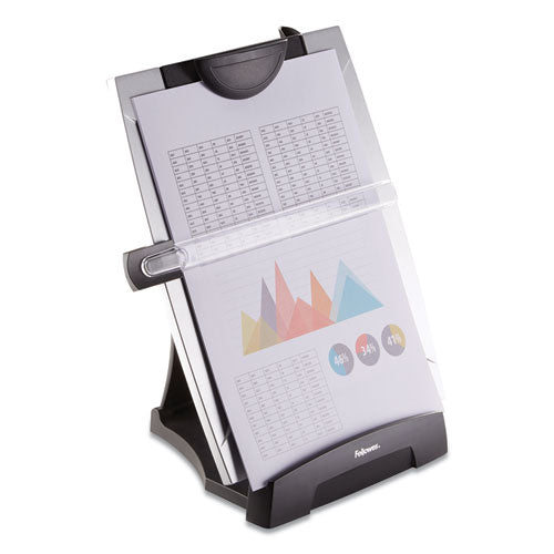 FELLOWES Office Suites Desktop Copyholder with Memo Board, Holds Up to 150 Legal Size Sheets, Plasti - 8033201