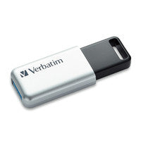 Verbatim Store 'n' Go Secure Pro USB flash drive 128 GB USB Type-A 3.2 Gen 1 (3.1 Gen 1) Black, Silver - 70057