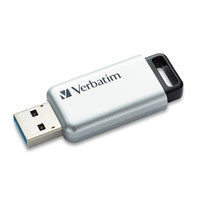 Verbatim Store 'n' Go Secure Pro USB flash drive 128 GB USB Type-A 3.2 Gen 1 (3.1 Gen 1) Black, Silver - 70057