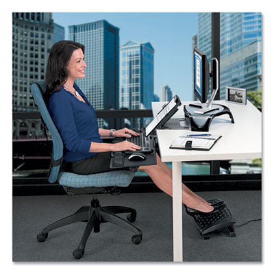 Professional Series In-Line Document Holder, Holds Up to 250 Legal Size Sheets, Plastic, Black - 8039401