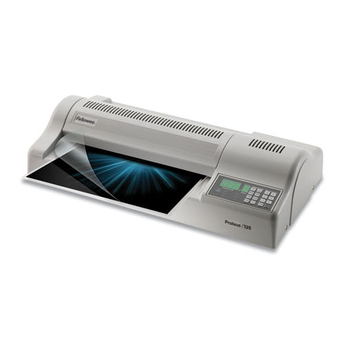FELLOWES Proteus 125 Laminator, Six Rollers, 12" Max Document Width, 10 mil Max Document Thickness - 5709501