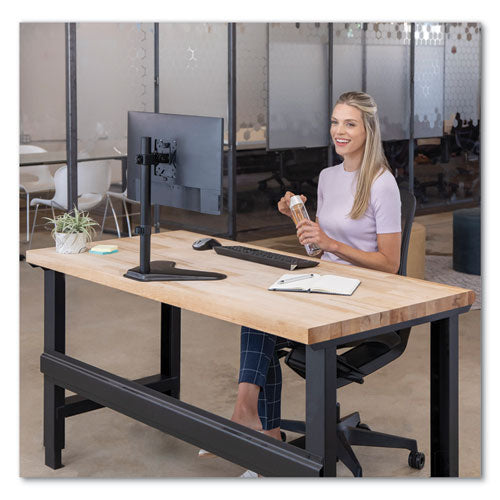 FELLOWES Professional Series Single Freestanding Monitor Arm, For 32" Monitors, 11" x 15.4" x 18.3", - 8049601