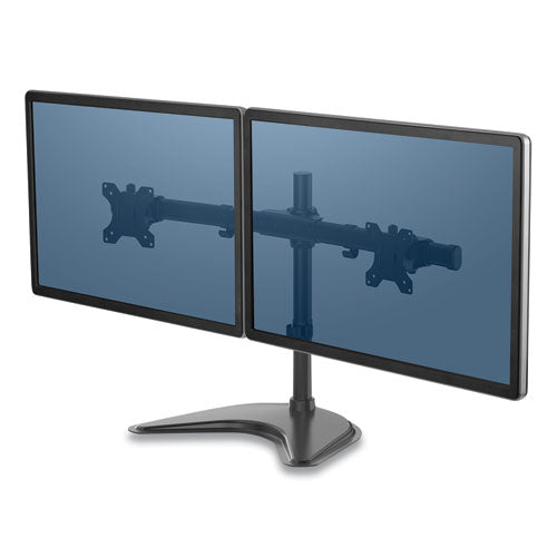 FELLOWES Professional Series Freestanding Dual Horizontal Monitor Arm, For 30" Monitors, 35.75" x 11 - 8043701