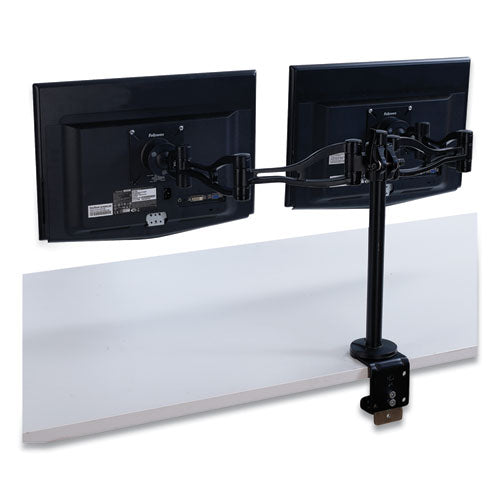 FELLOWES MONITOR,DUAL ARM,BK - 8041701