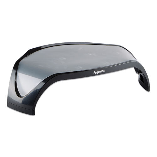 FELLOWES Smart Suites Corner Monitor Riser, For 21" Monitors, 18.5" x 12.5" x 3.88" to 5.13", Black/ - 8020101