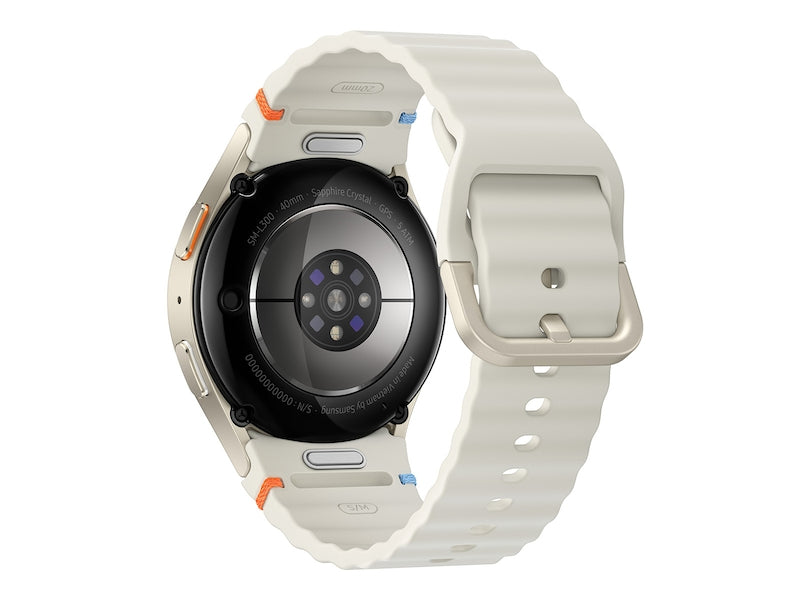 Samsung Galaxy Watch7 3.3 cm (1.3") AMOLED 40 mm Digital 432 x 432 pixels Touchscreen Cream Wi-Fi GPS (satellite) - SM-L300NZEAXAA