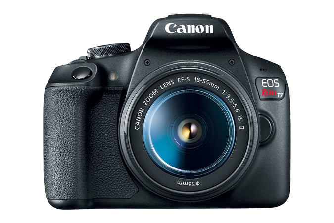 Canon EOS Rebel T7 EF-S 18-55mm IS II Kit SLR Camera Kit 24.1 MP CMOS 6000 x 4000 pixels Black - 2727C002