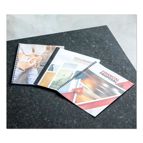 FELLOWES Wire Bindings for 11 x 8.5 Documents, 32 Rings, 0.38" (80-Sheet) Capacity, Black, 25/Pack - 52541