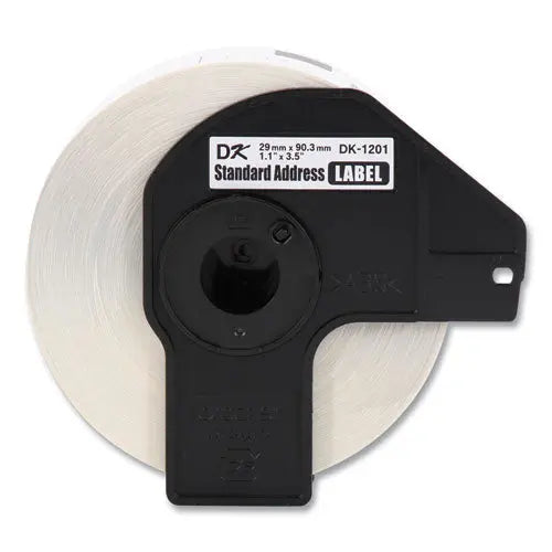 BROTHER Die-Cut Address Labels, 1.1 x 3.5, White, 400 Labels/Roll, 3 Rolls/Pack - DK12013PK BROTHER