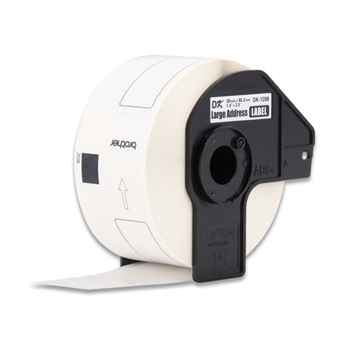 BROTHER Die-Cut Address Labels, 1.4 x 3.5, White, 400 Labels/Roll, 3 Rolls/Pack - DK12083PK