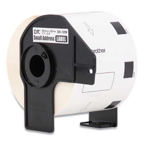 BROTHER Die-Cut Address Labels, 1.1 x 2.4, White, 800 Labels/Roll, 3 Rolls/Pack - DK12093PK
