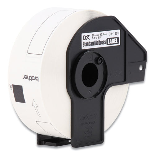 BROTHER Die-Cut Address Labels, 1.1 x 3.5, White, 400 Labels/Roll, 3 Rolls/Pack - DK12013PK
