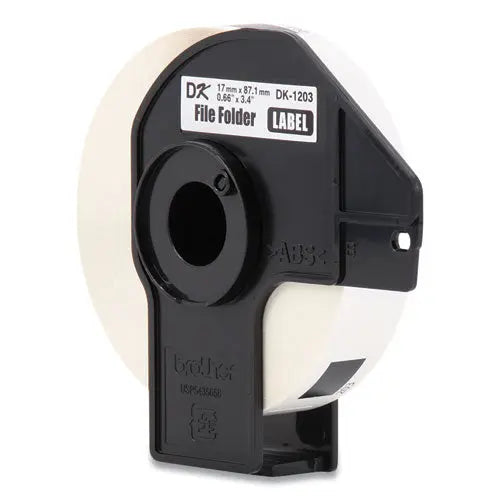 BROTHER Die-Cut Shipping Labels, 2.4 x 3.9, White, 300 Labels/Roll, 3 Rolls/Pack - DK12023PK BROTHER