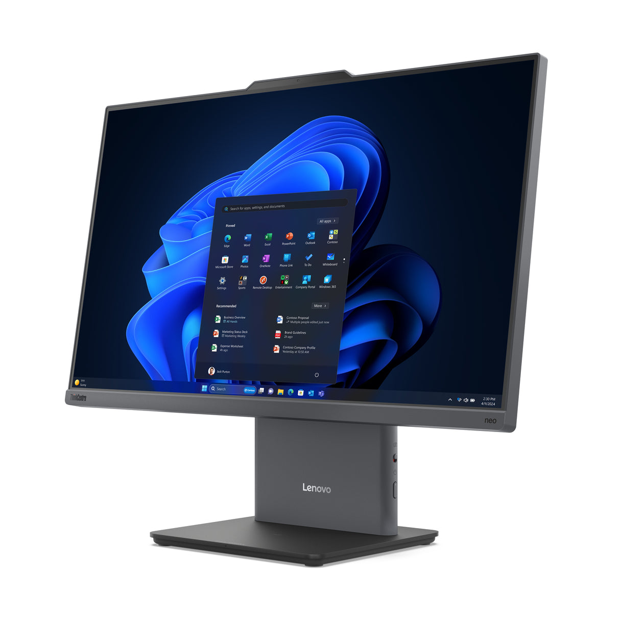 Lenovo ThinkCentre neo 50a 24 Gen 5 Intel® Core™ i5 i5-13420H 60.5 cm (23.8") 1920 x 1080 pixels All-in-One PC 16 GB DDR5-SDRAM 512 GB SSD Windows 11 Pro Wi-Fi 6 (802.11ax) Grey - 12SD004AUS