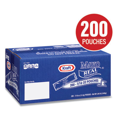 Mayo Real Mayonnaise, 0.44 oz Packet, 200/Box - 00830 C2G