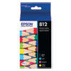 T812120-BCS (T812) DURABrite Ultra Ink, 350/300 Page-Yield, Black/Cyan/Magenta/Yellow - T812120-BCS