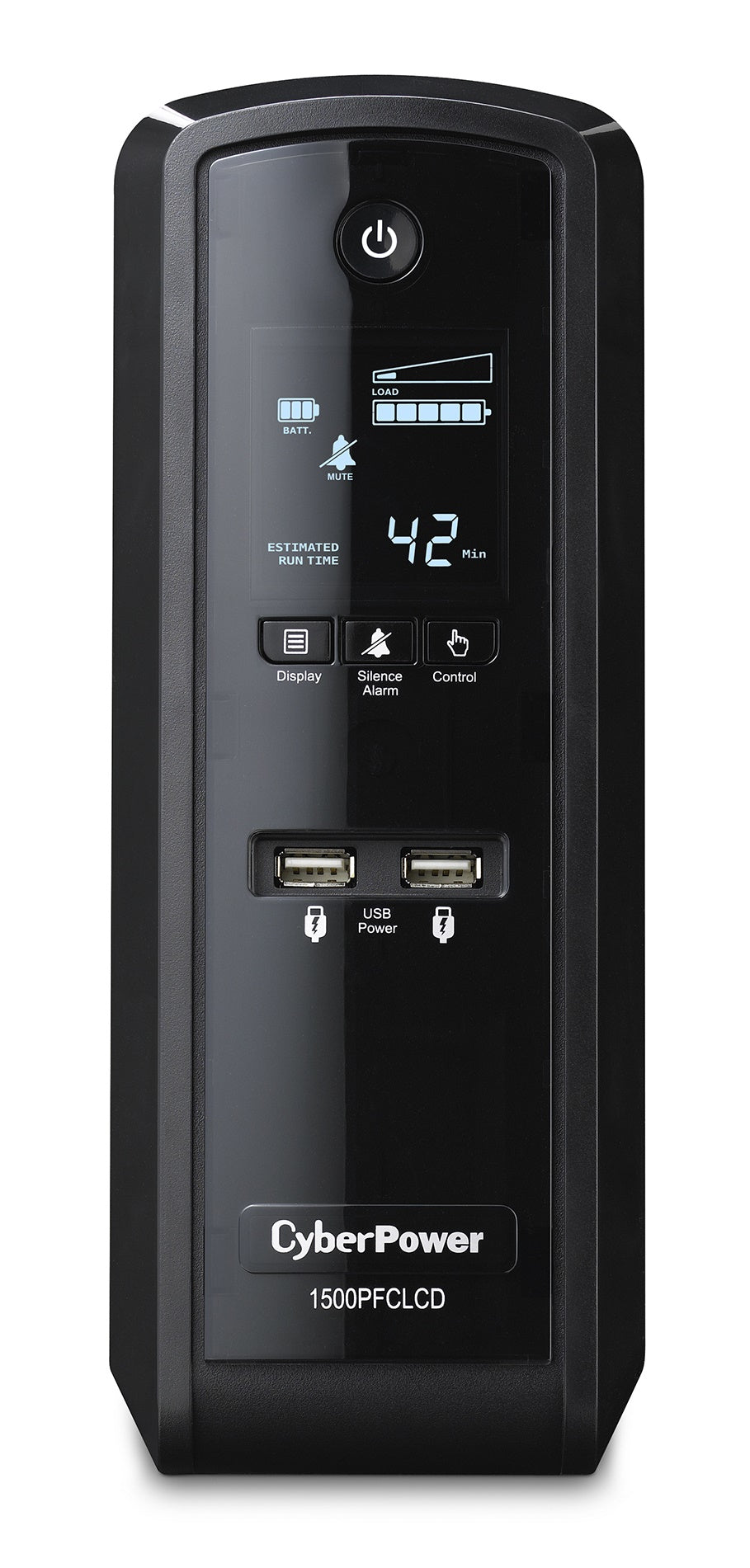 CyberPower CP1500PFCLCD uninterruptible power supply (UPS) Line-Interactive 1.5 kVA 900 W 10 AC outlet(s) - CP1500PFCLCD