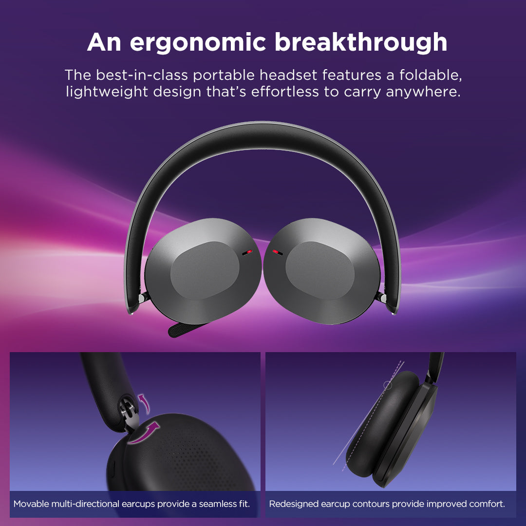 Lenovo 4XD1T60925 headphones/headset Wireless Head-band Office/Call center USB Type-C Bluetooth Grey - 4XD1T60925 LENOVO